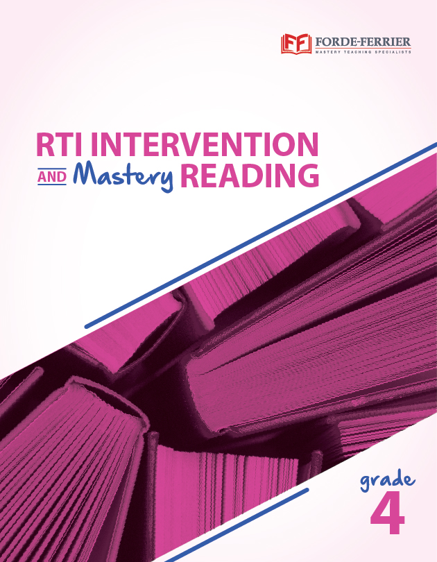 RTI Intervention & Mastery Reading: Grade 4
