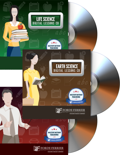 Life, Earth & Physical Science Interactive Discs: Grades 3-5